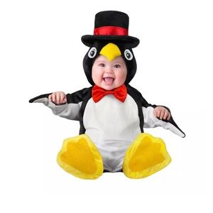 🐧Spirit🐧Precious Penguin Baby Costume - Black, White, Yellow Infant 0-6 Months.